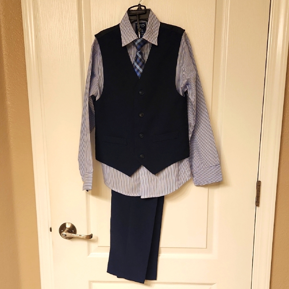NWOT Boys Chaps 4pc Suit Set - Sz 8